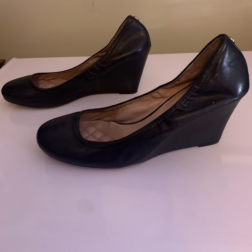 Vince Camuto Leather Wedges